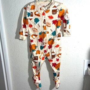 Boys or Girls Fall Print Onesie, 6-9M
